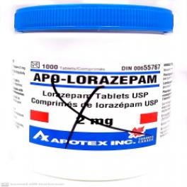 Apo-lorazepam 0.5mg